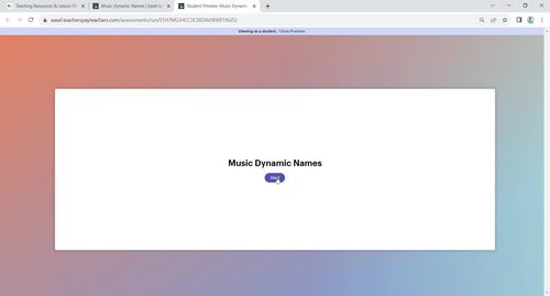 Music Dynamics - Handouts, Worksheets & Easel Assessment - Digital Version