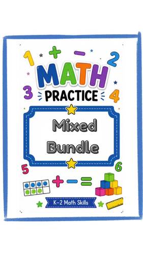PRIMARY WORKSHEETS BUNDLE | EARLY LEARNERS | K -2 l MATHEMATICS | TPT