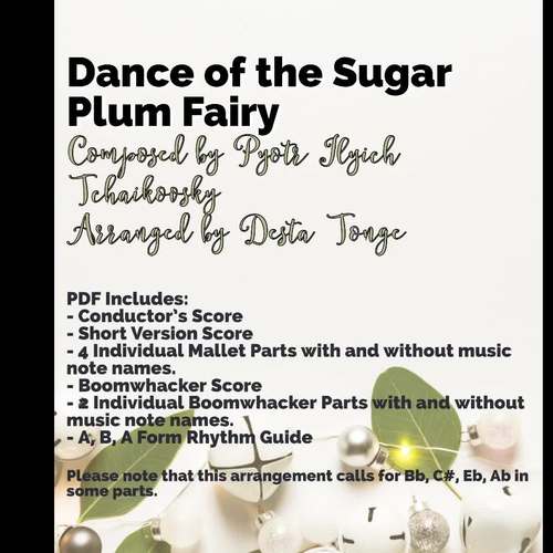 Tchaikovsky S Nutcracker Dance Of The Sugar Plum Fairy Orff