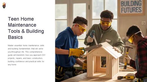 Tools, Safety & Building Basics | Teen Home Maintenance PowerPoint Lesson