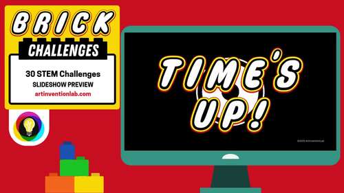 30 Brick Challenges STEM/STEAM Task Cards and Slides Makerspace | TPT