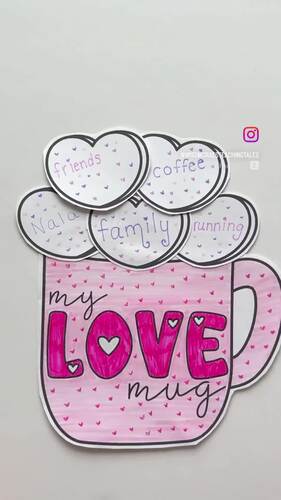 Valentine's Day Craft | February Bulletin Board | Valentines Craft ...