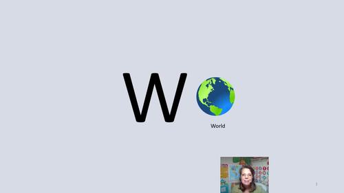 Preview of The letter W Sound