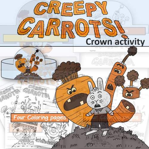 Creepy Carrots Activity Crown Creepy carrots Coloring Pages TPT