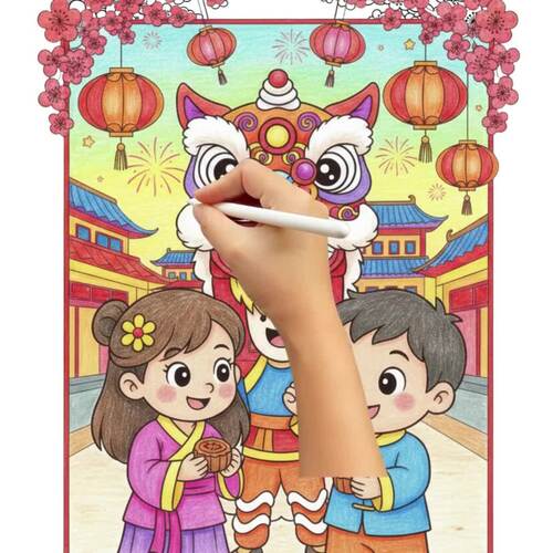 Chinese New Year Coloring Pages - 20 Lunar New Year Sheets for Kids ...