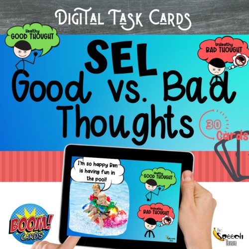 Good vs. Bad Thoughts {Social-Emotional Learning} by The Speech Banana TpT
