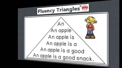 First Grade Reading Passages - Fluency Triangles® Pyramids - Fry First ...