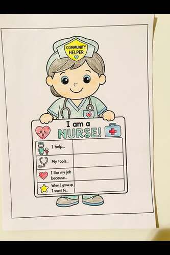 Labor Day Community Helpers ,Printable Career Activities , 10 Printable ...