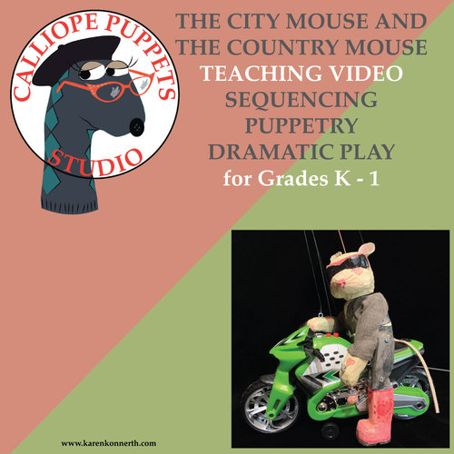 Preview of PUPPET PARTNERS PROJECTS: The City Mouse and the Country Mouse Grades K - 1