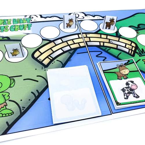 Billy Goats Gruff Syllable Activity for Fairy Tale Theme by Turner Tots