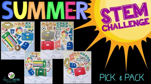 Preview of Summer STEM Activity or End of the Year STEM Activity - Pick & Pack Video