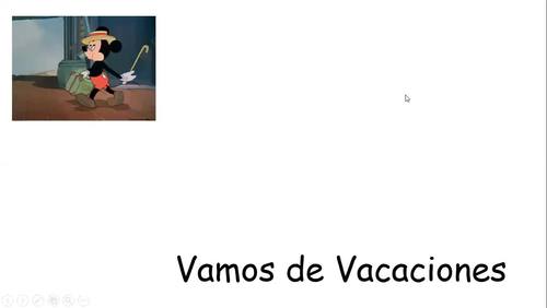Spanish Vacation Video Note Bundle