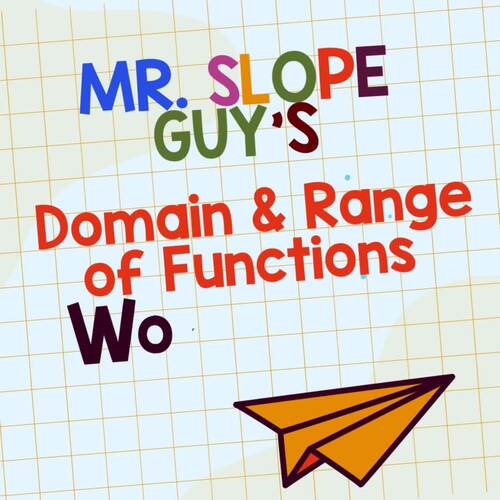 Domain and Range of Functions Worksheet