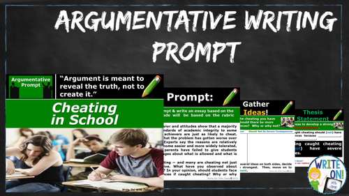Argumentative Writing with Graphic Organizer, Rubric ...