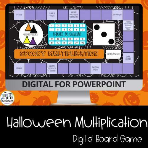 Halloween Multiplication Game for PowerPoint by Thrilled to Be Teaching