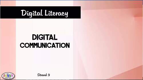 Digital Literacy - Digital Communications by Mrs Funny Business | TPT