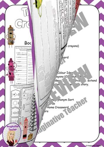 The Day the Crayons Came Home (by Drew Daywalt) Book Companion Activities