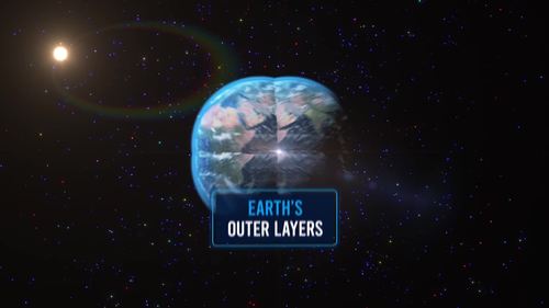 Preview of Earth Outer layers - High-quality HD animated video for Distance Learning