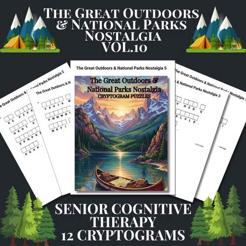 National Parks & Great Outdoors Cryptograms | Nature & Earth Science ...