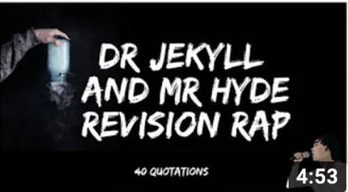Preview of Dr Jekyll and My Hyde plot rap and quotation gap fill