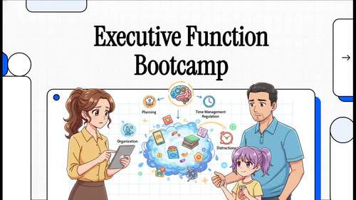 Executive Functioning Bootcamp | Complete 20 Lesson BUNDLE | Grades 5-8