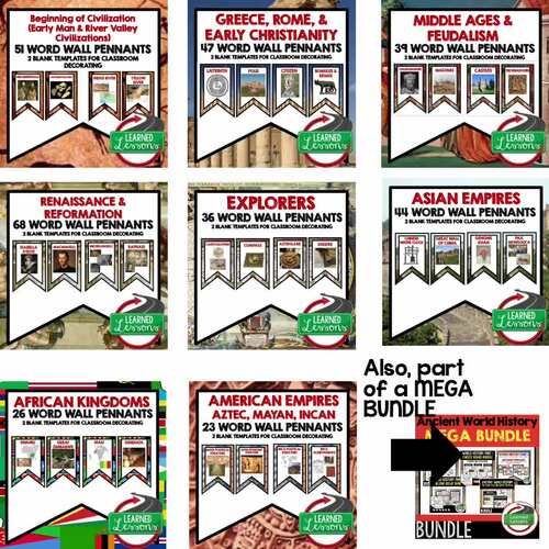 Asian Empires Word Wall World History Word Wall World History Posters