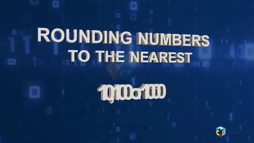 Preview of Rounding numbers to nearest 10, 100 and 1000 - - High quality HD Animated Video