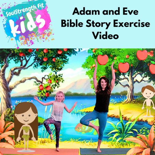Preview of Adam and Eve Bible Story Exercise Video
