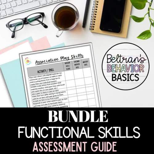 BUNDLE Functional Life Skills IEP Assessment Guides TPT