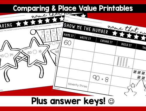 Patriotic Math Worksheets for September 11, Veteran's Day ...
