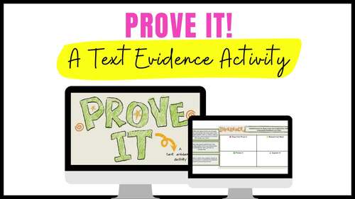 Prove It! Text Evidence Practice for Informational Text | TPT