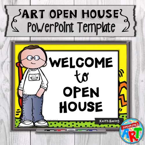 Art Open House PowerPoint Template (Editable) by MamasakiArt TpT