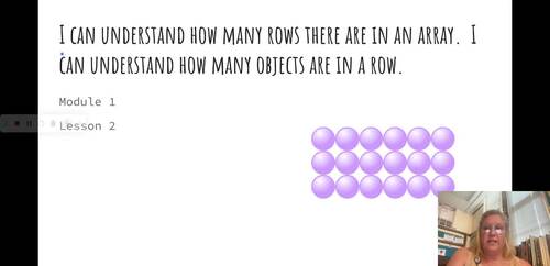 Preview of 3rd Grade Eureka Math, Module 1, Lesson 2 Video and Notes