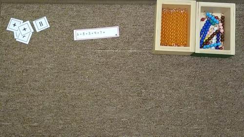Preview of Montessori Snake Games, Addition, Subtraction, Negative - Video Part 2