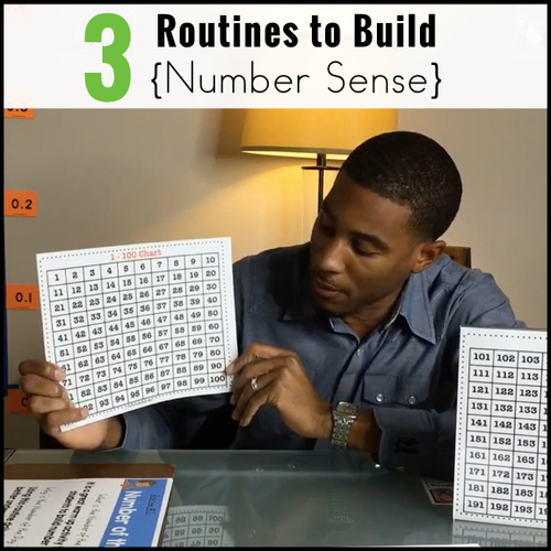 Preview of 3 Routines to Build Number Sense