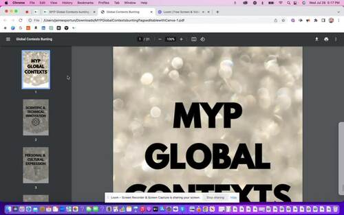 MYP Global Contexts bunting flags by That'll Teach Em | TPT