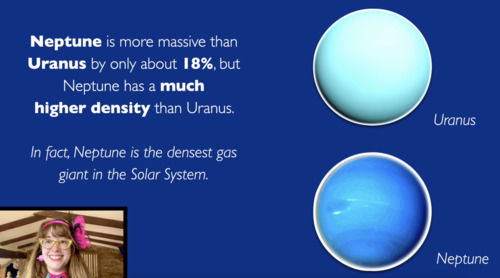 Preview of NEPTUNE VIDEO & SONG: Animated Keynote/PPT Presentation, Science Solar System