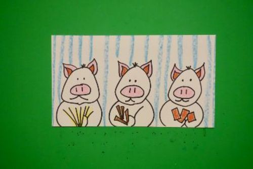 Preview of Let's Draw The 3 Little Pigs!
