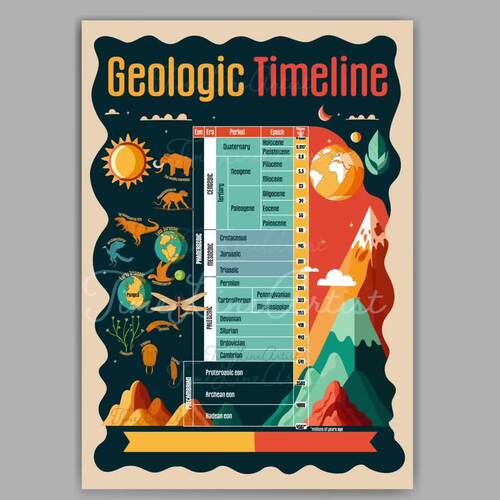 Geologic Timeline: The Geological Time Scale from the Hadean Eon to the ...