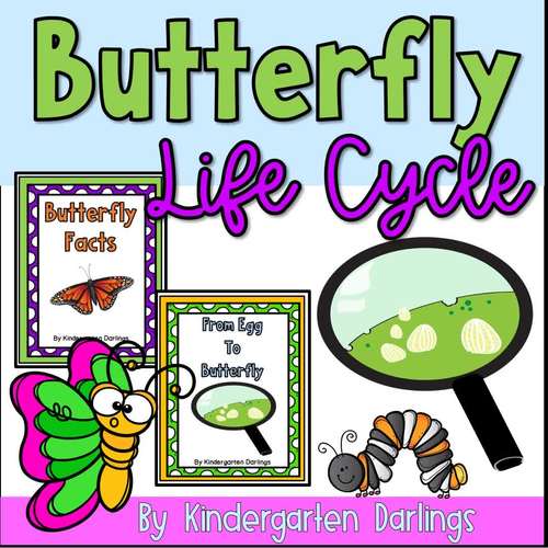 Butterfly Life Cycle printable activities and emergent readers for Spring