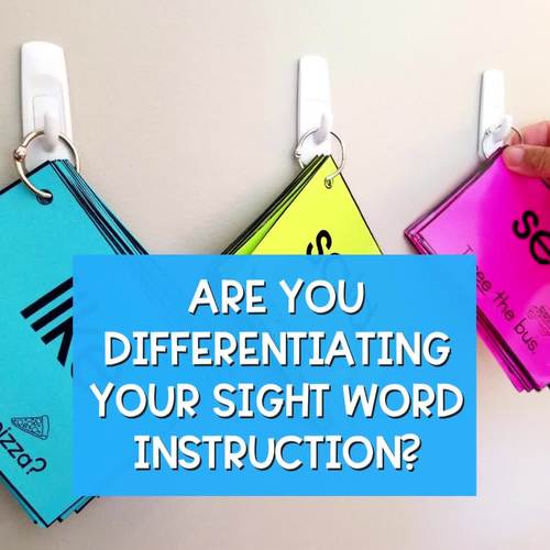 Sight Words Practice Fluency Flash cards: Reading High-frequency FRY Words