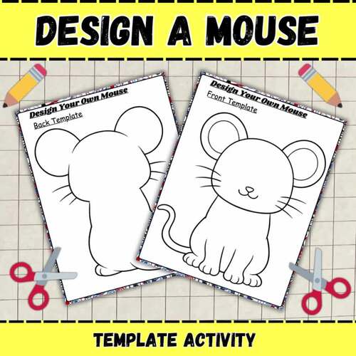 Design Your Own Mouse | Creative Drawing | Design, Decorate, Pets Template