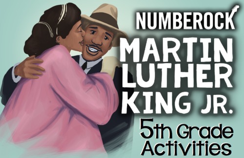 Preview of 5th Grade Black History Month Activities: Martin Luther King Jr Reading Passages
