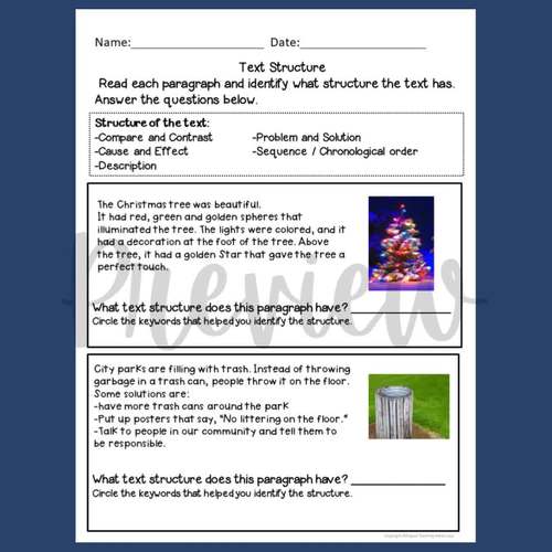 Text Structure - Identify Text Structure by Bilingual Teaching Made Easy