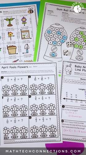 4th Grade Math Review Centers Games Crafts February Math Morning Work ...
