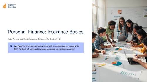 Personal Finance Insurance Basics Auto Renters Health Simulation Simulation G...