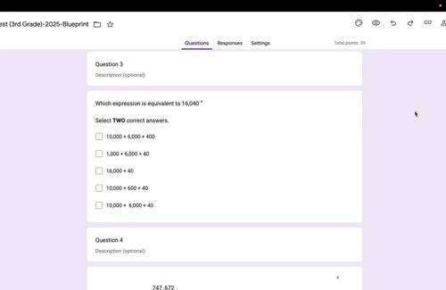 (Digital) STAAR Practice Test - STAAR Aligned-3rd Grade-Google Forms