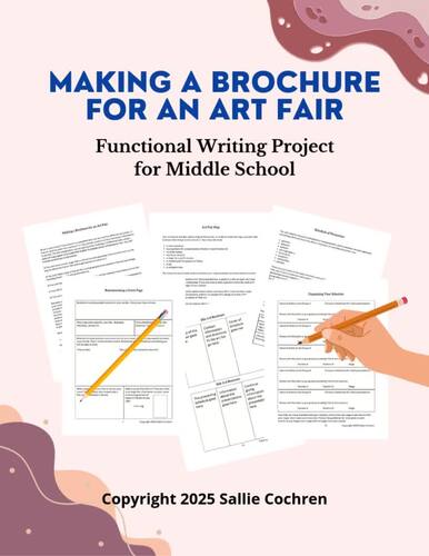 Functional Writing Activity: Brochure w/ Schedule, Map & Directions (6-8)