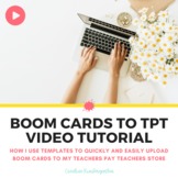 Easily Upload Your Boom Cards to Teachers Pay Teachers Vid