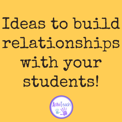 Preview of Ideas for Building Relationships with Students Special Education Ideas Video
